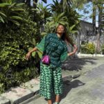 Green pant set